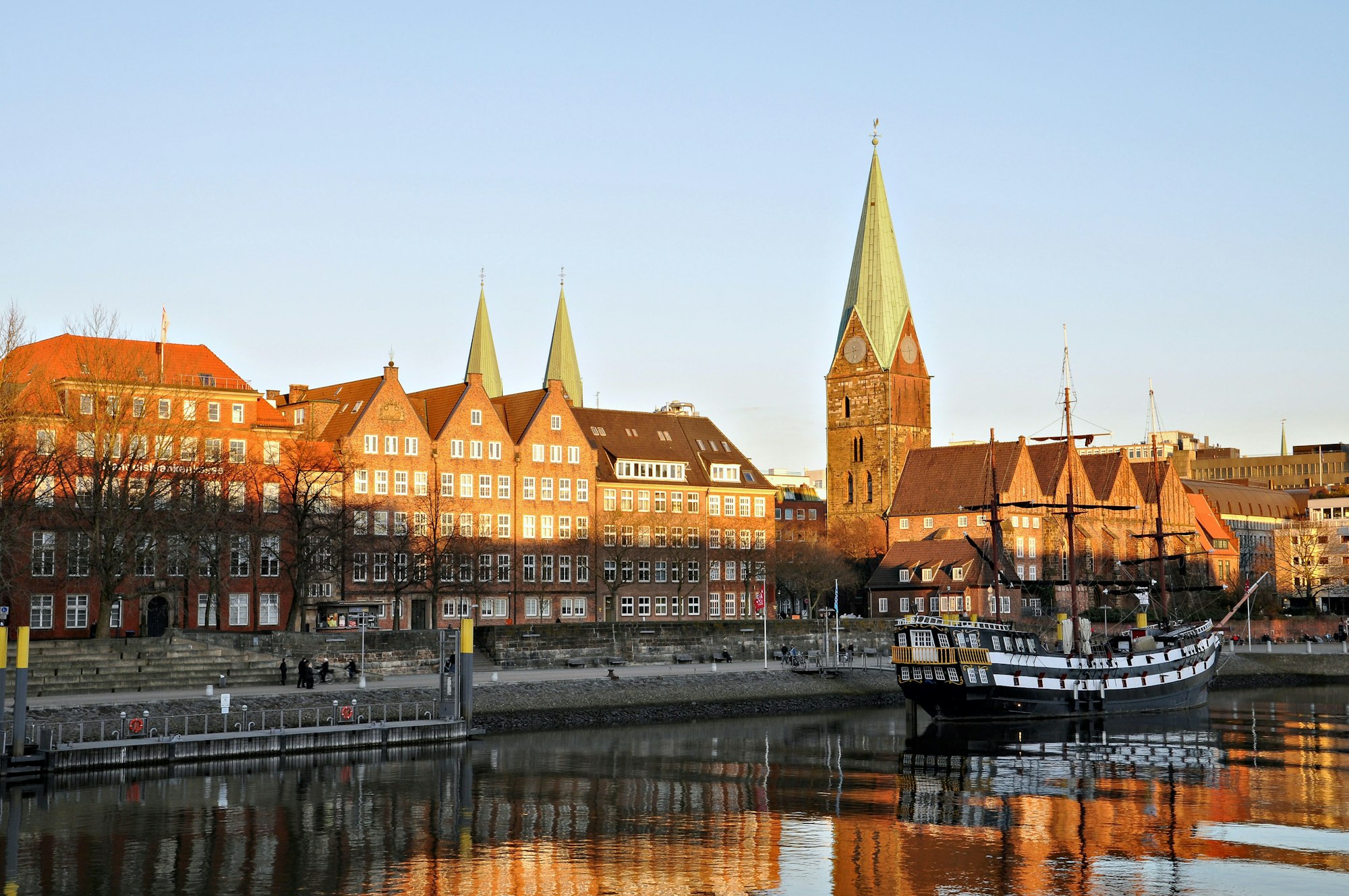 Germany. Bremen. The city at the shore berth old sailing ship. ❤️ nominated 💔