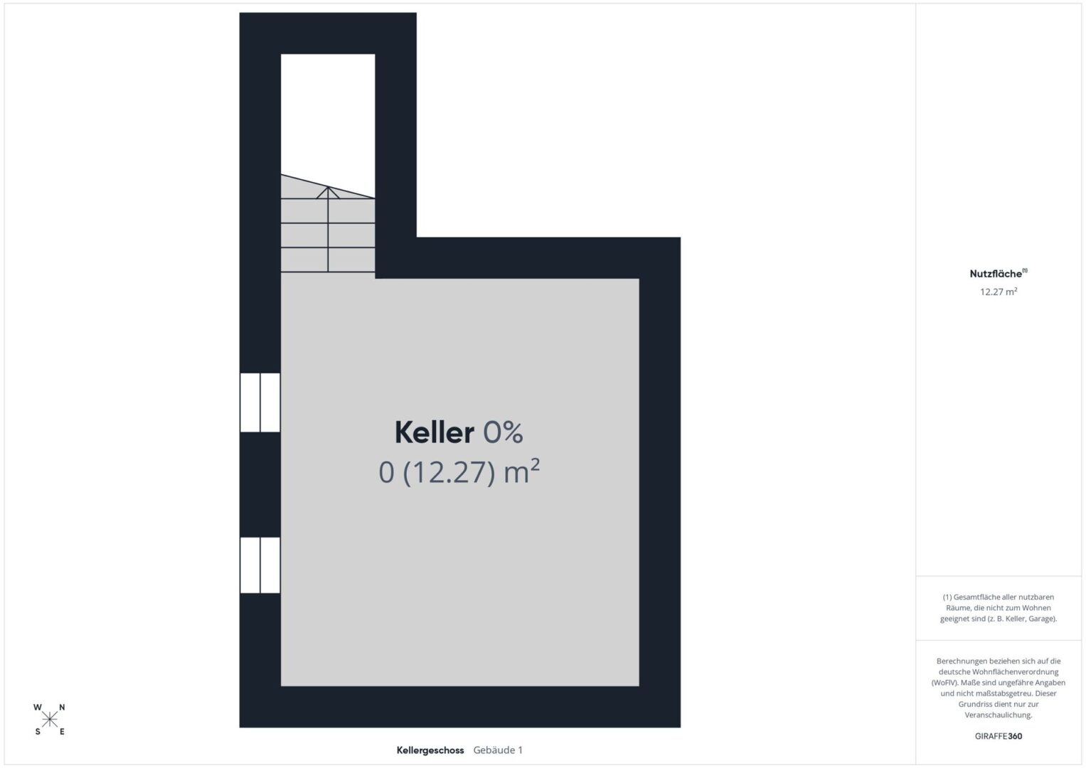 Grundriss Keller